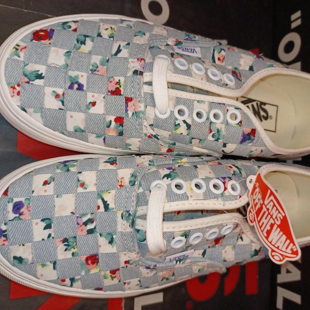 Vans Authentic Stacked Woven Floral Shoes Platform VN0A5KXXZA - Picture 4 of 12